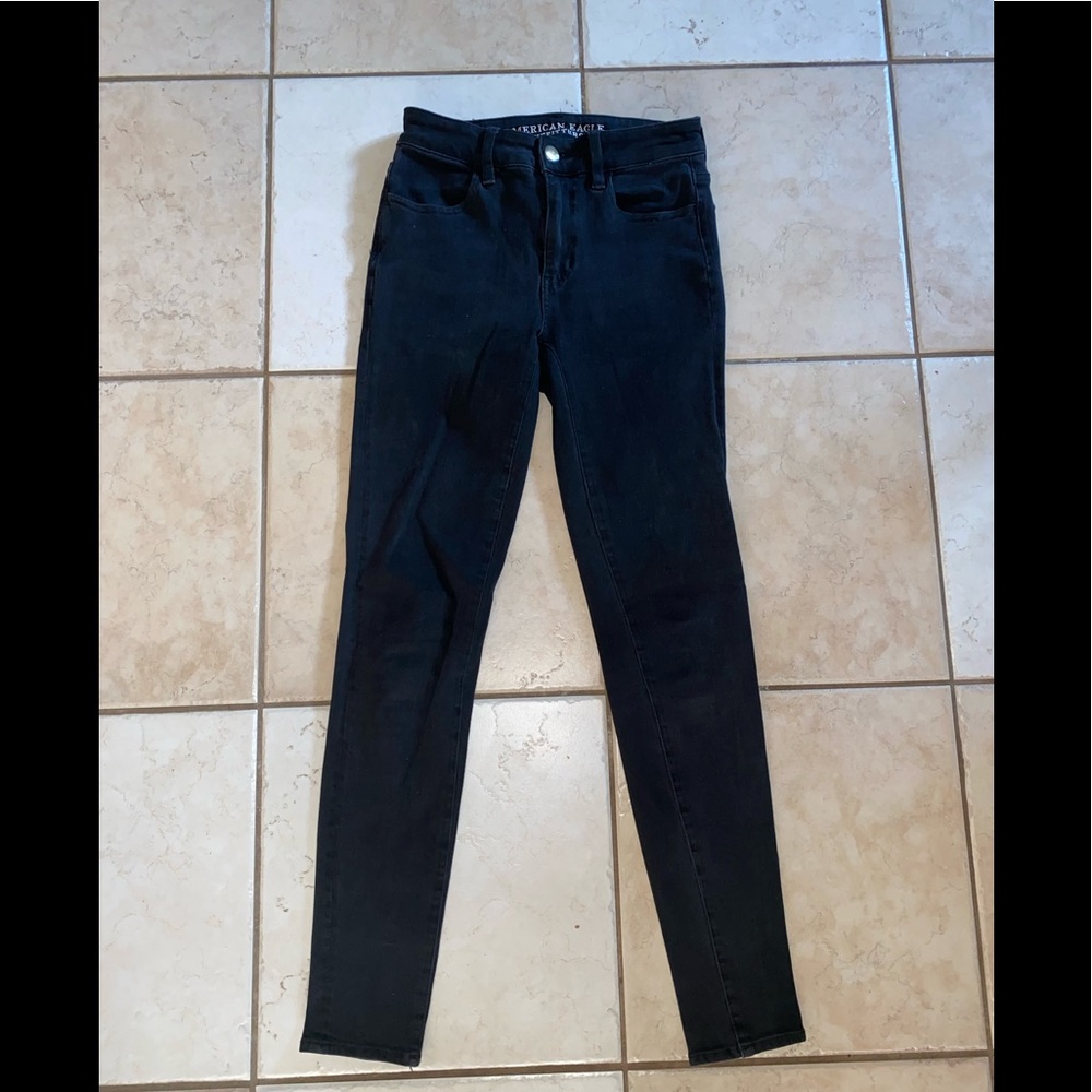 American Eagle 360° super stretch high rise jeans